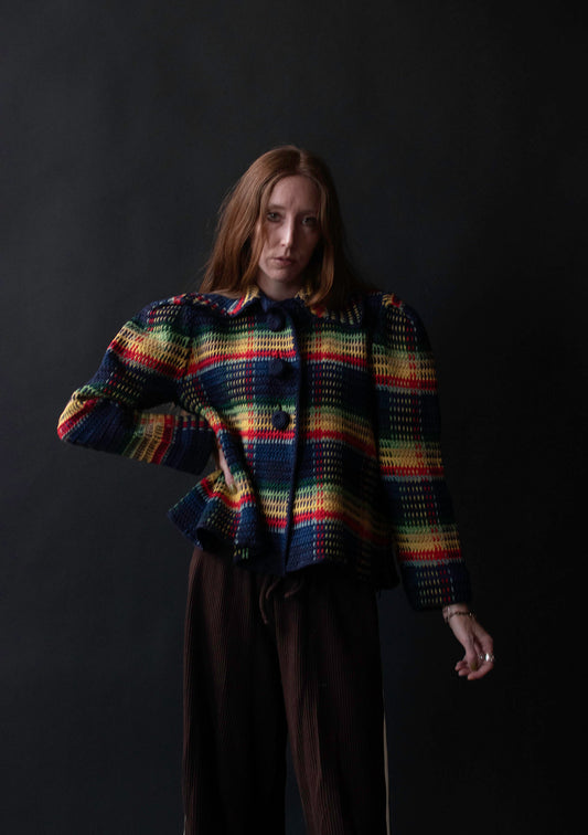 1940s Puff Sleeve Sweater