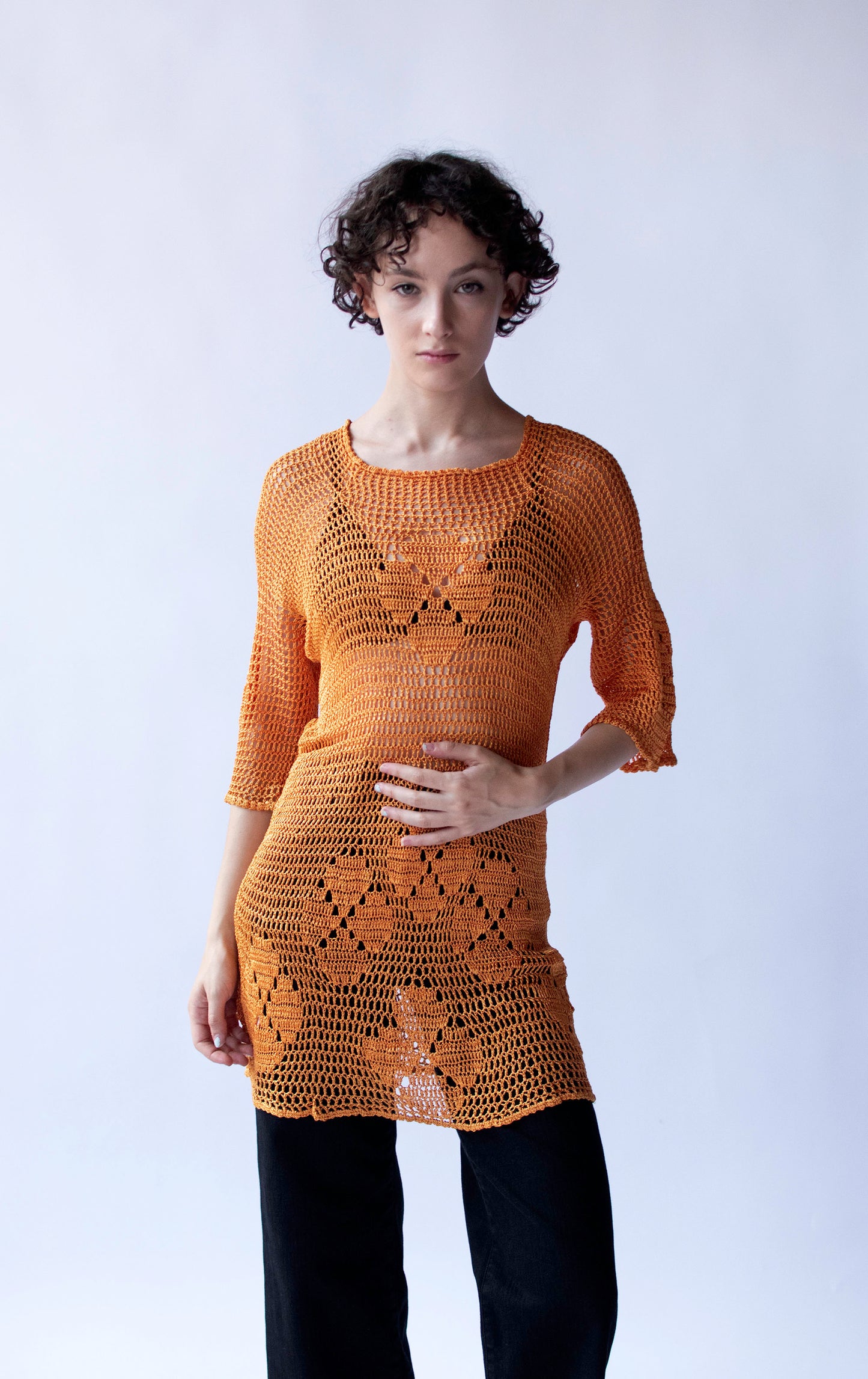 Sherbert Crochet Tunic | Moschino Cheap and Chic