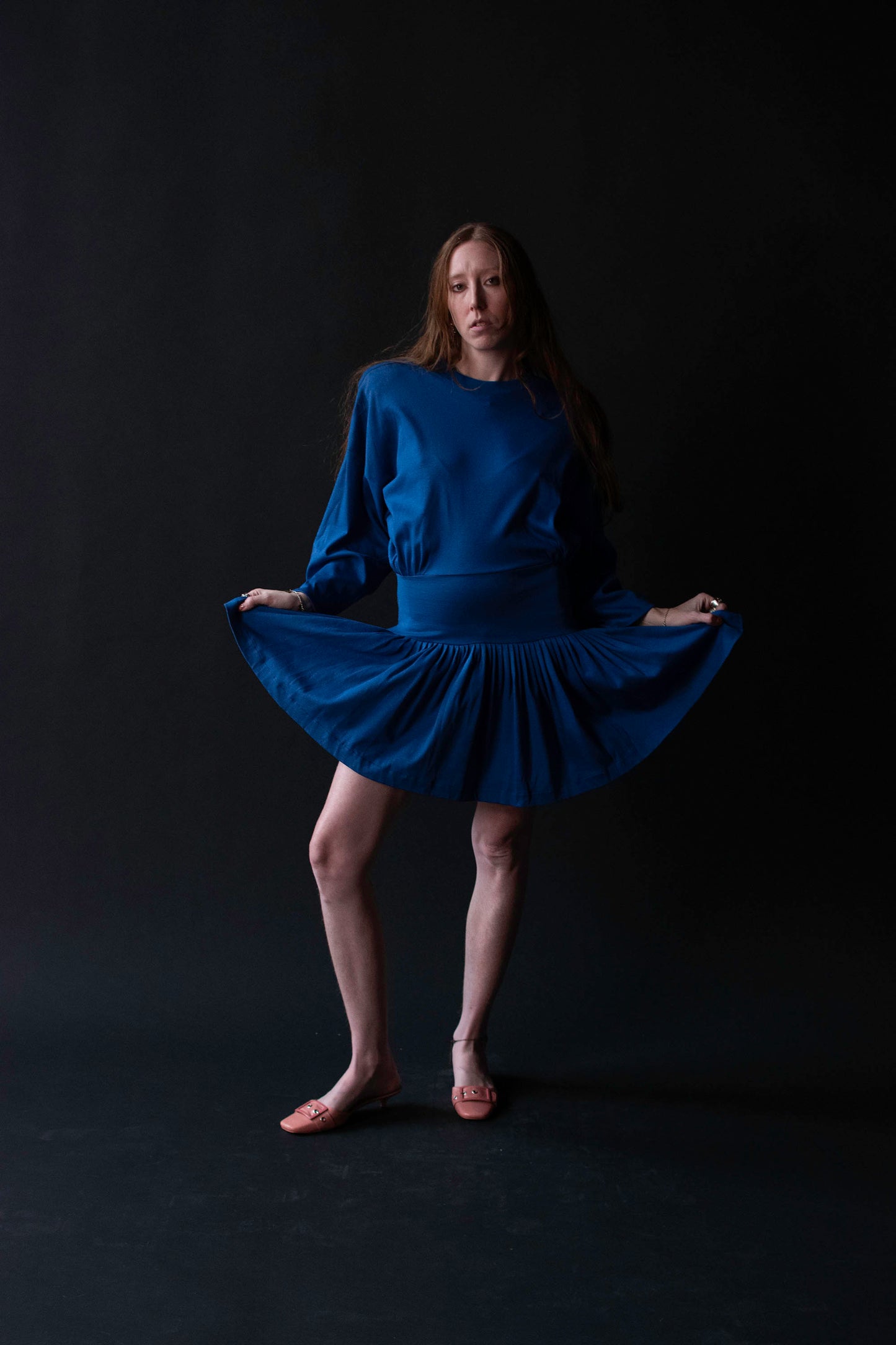 Cobalt Jersey Dress | Norma Kamali