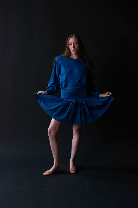 Cobalt Jersey Dress | Norma Kamali