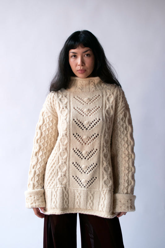 Cable Knit Sweater | Jean Paul Gaultier