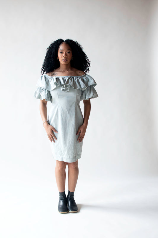 Charmbray Ruffle Collar Dress | Jan Barboglio