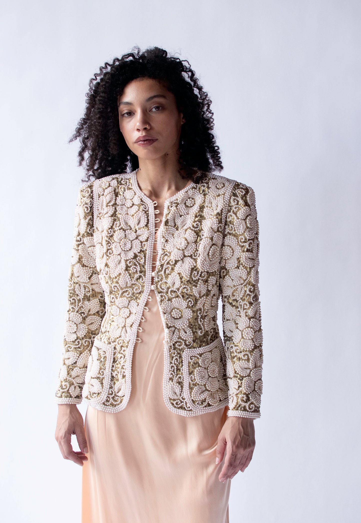 Pearl & Sequin Jacket | Eavis & Brown