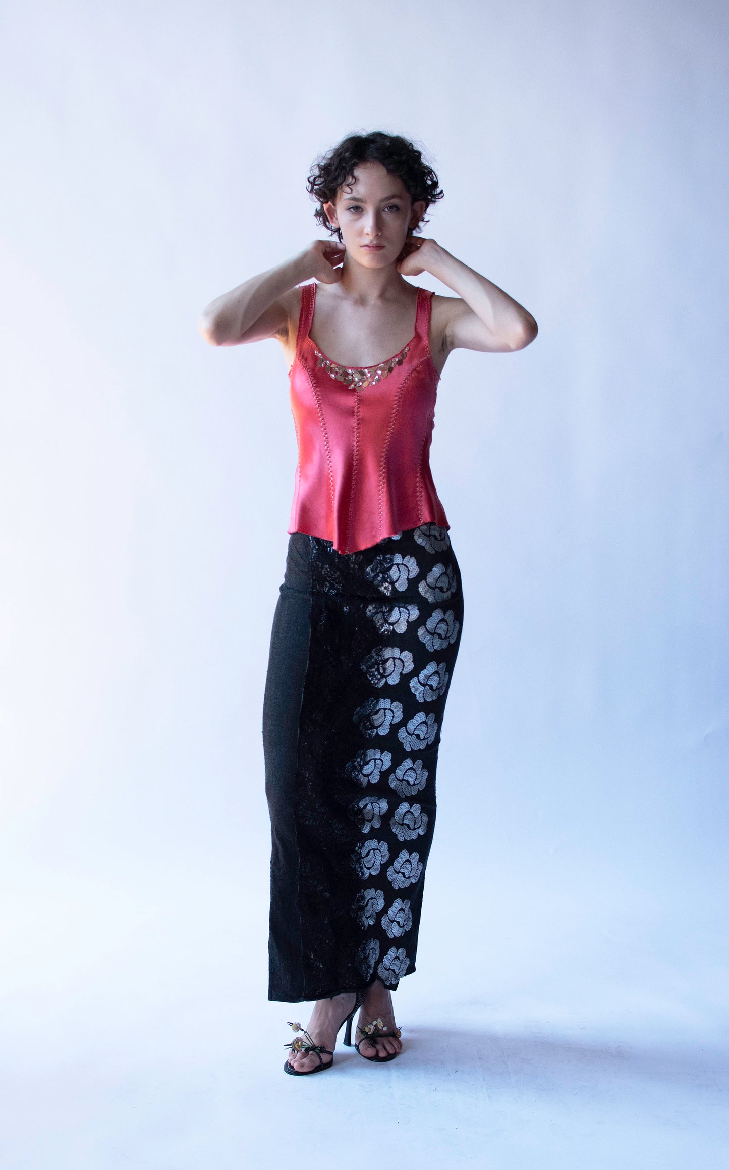 Sequin Denim Skirt | Voyage Invest in the Original!
