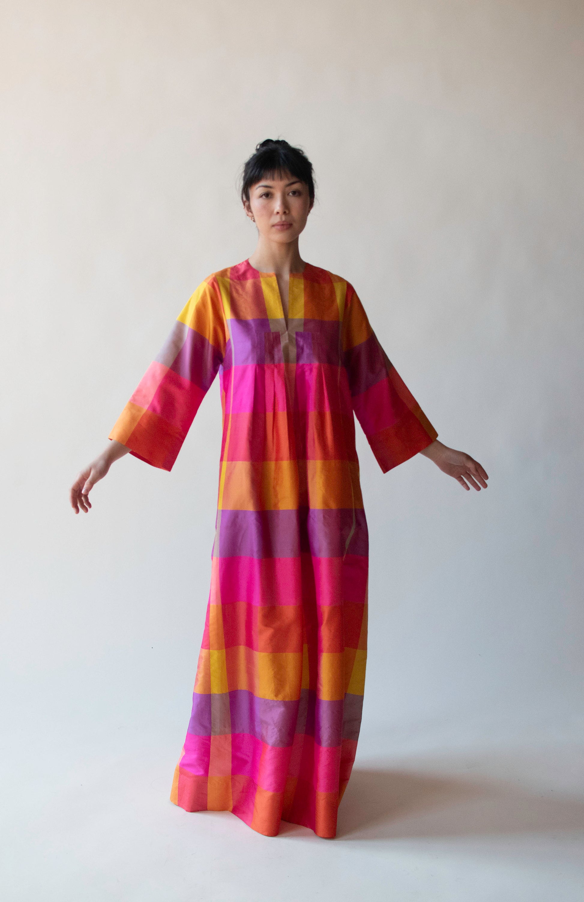 1960s Thai Silk Dress 1960s Thai Silk Dress