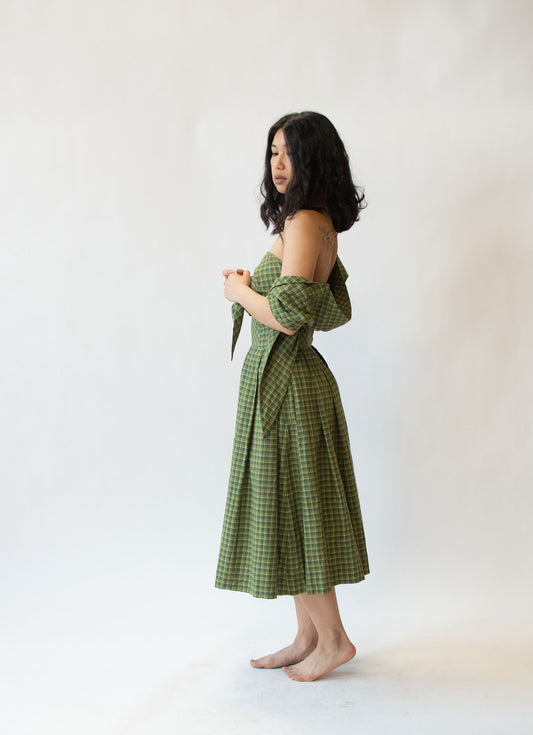 1950s Plaid Dress