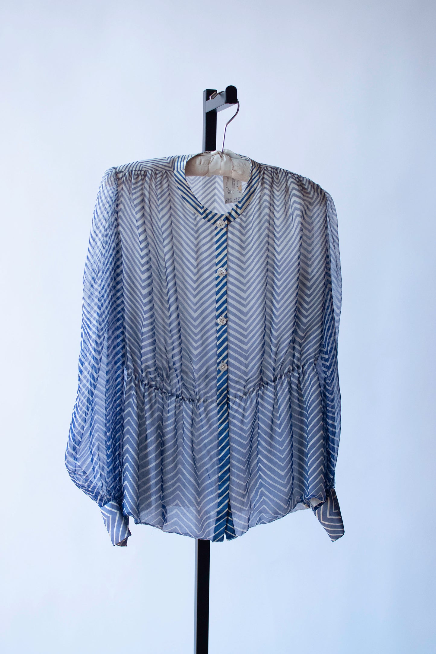 Striped Chiffon Blouse | Valentino Botique