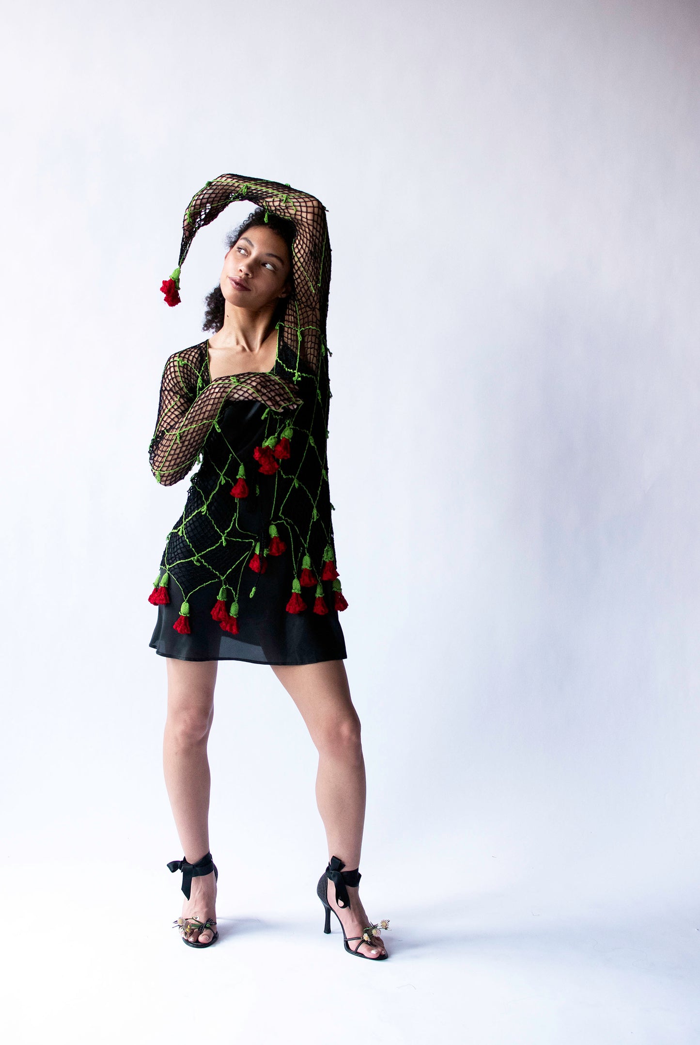 Crochet Rose Cardigan | Moschino Cheap & Chic