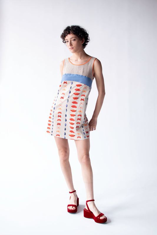 Surrealist Print Dress | Philosophy Di  Alberta Ferretti SS 2010