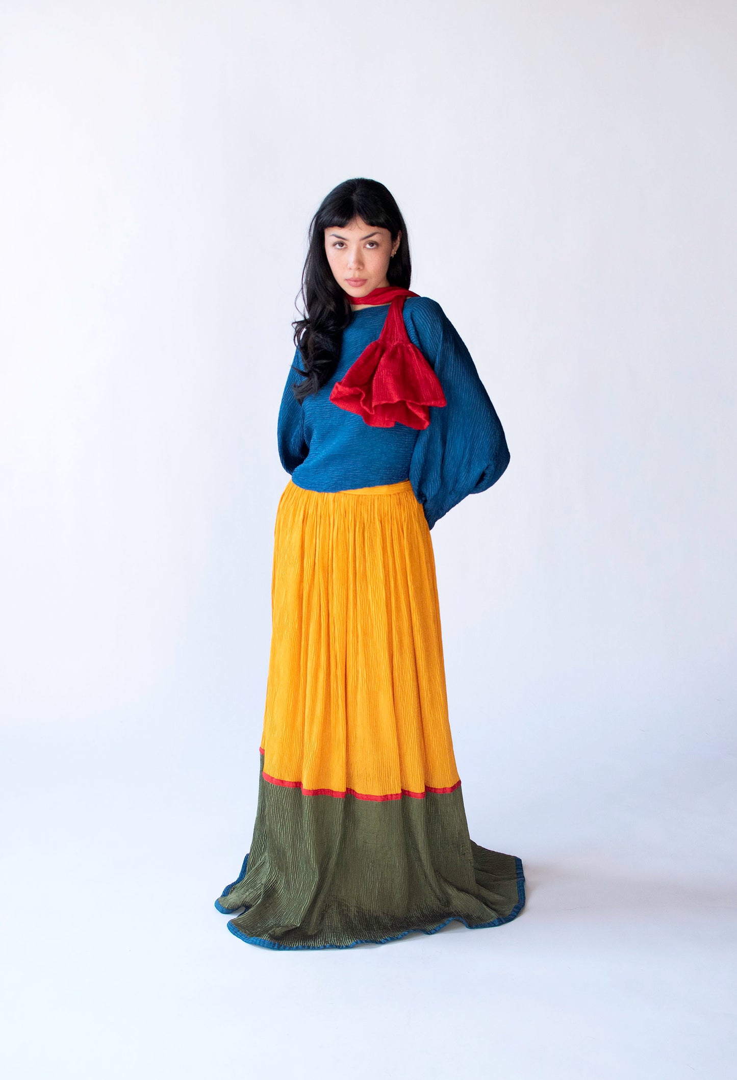 Silk Plisse Set | Geoffrey Beene