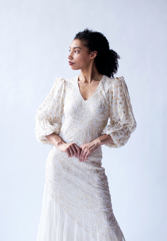 1980s Chiffon dress | Judy Horby Couture