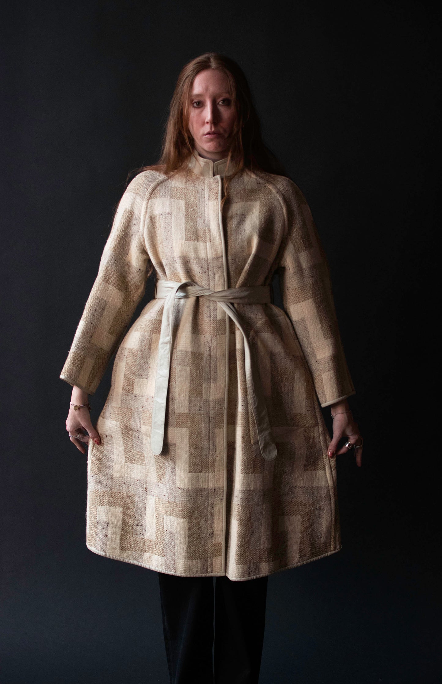 Woven Coat | Bonnie Cashin