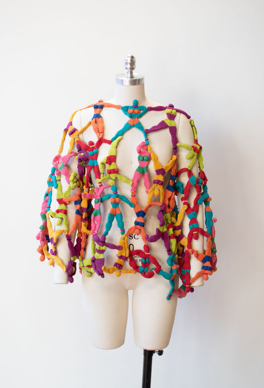 1990s Crochet Swimmers Sweater | Michael Simon