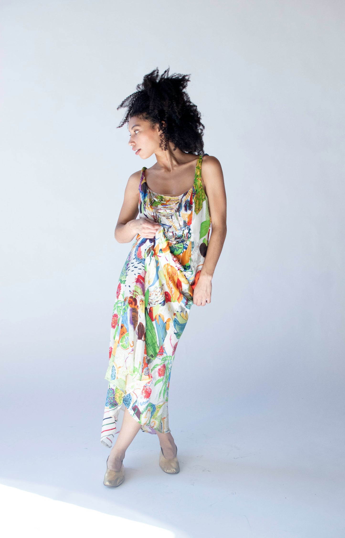 Floral Print Dress | Christian Lacroix SS 2000