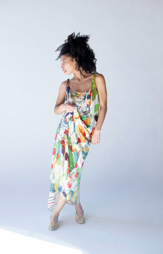 Floral Print Dress | Christian Lacroix SS 2000