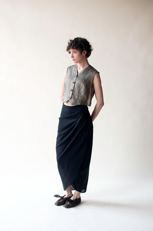 Pinstripe Skirt | Romeo Gigli 1994