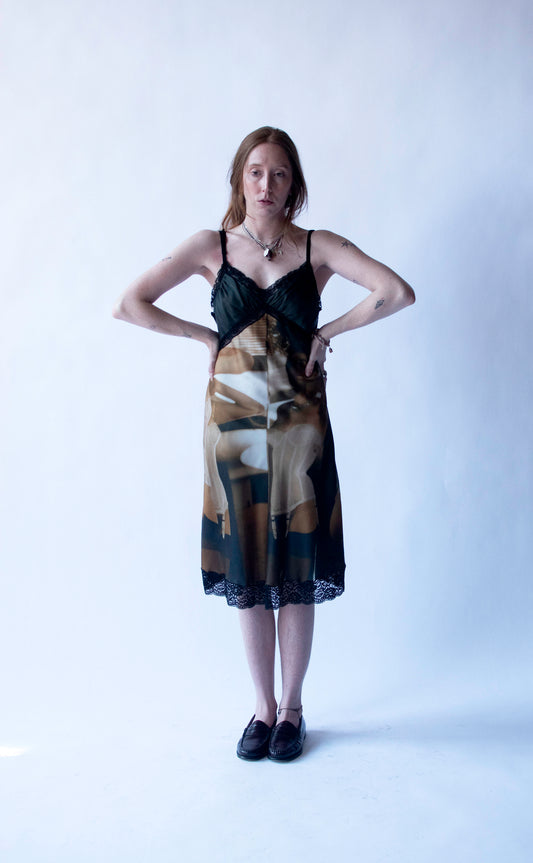 Lingerie Print Dress | Moschino