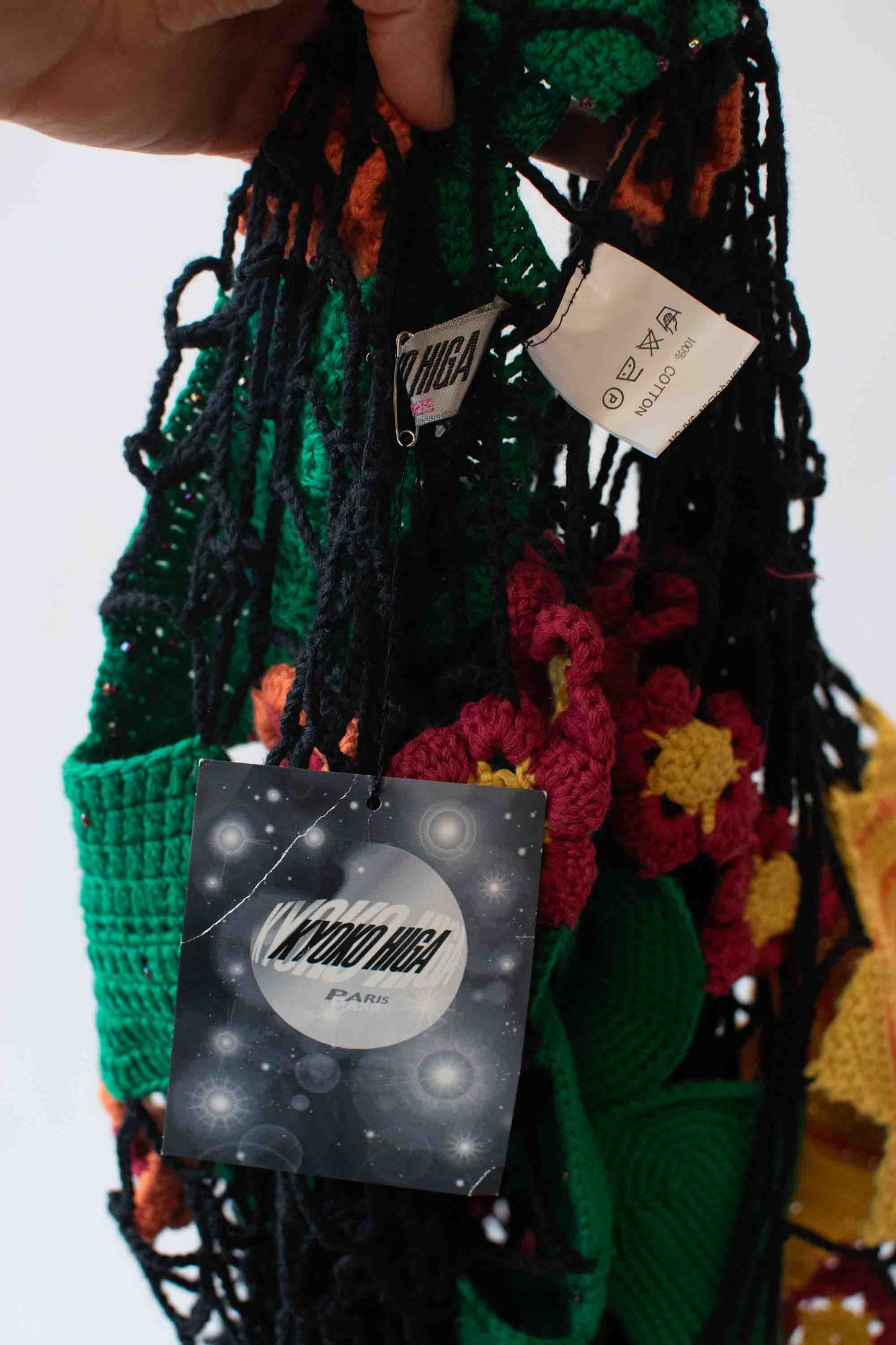 1990s - y2k Cactus Crochet Tunic |  Kyoko Higa
