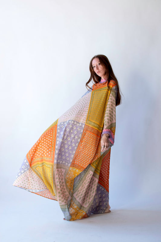 1970s Bandanna Print Caftan | B.Cohen by Jaconelli