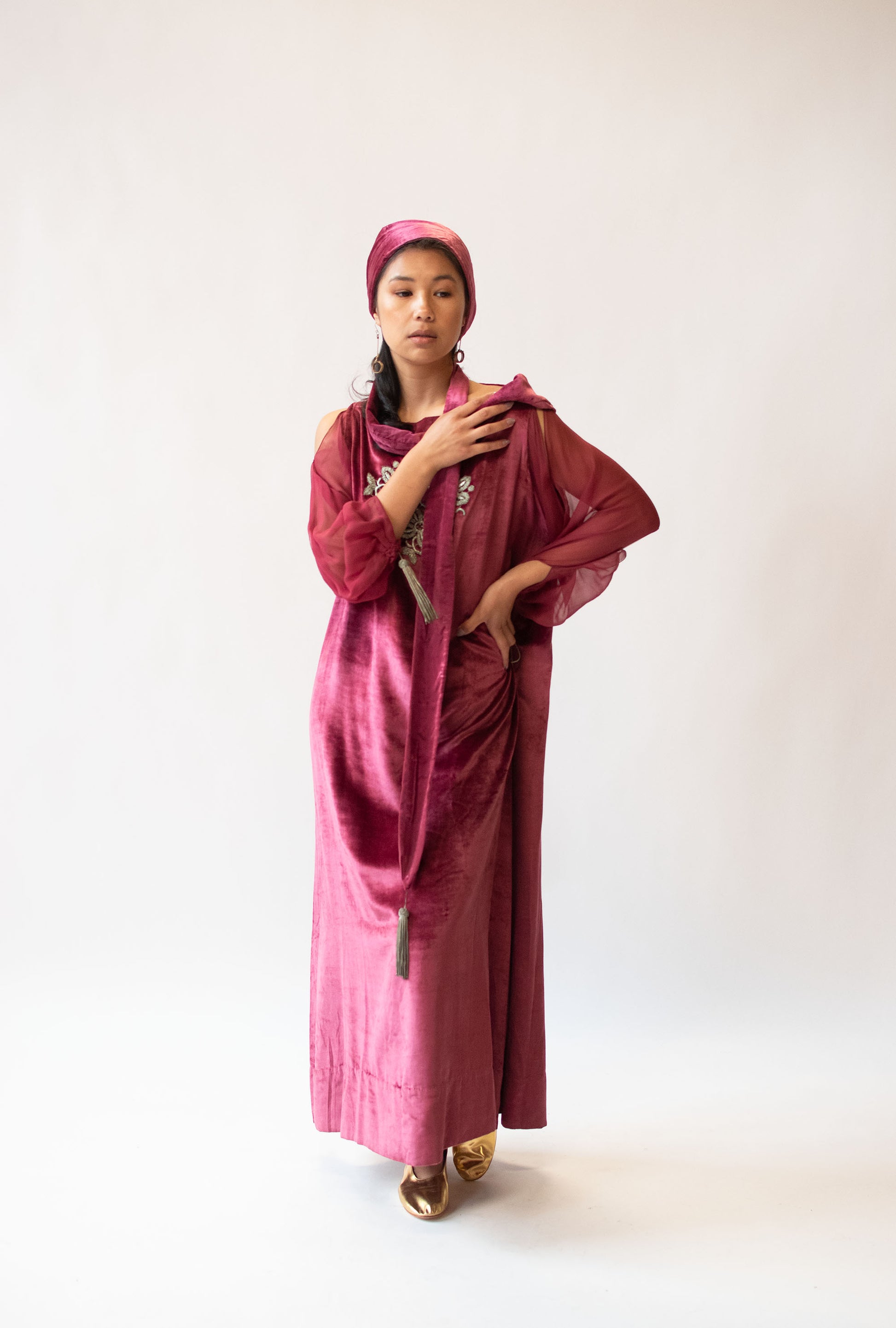1920s Panne Velvet Dress 1920s Panne Velvet Dress
