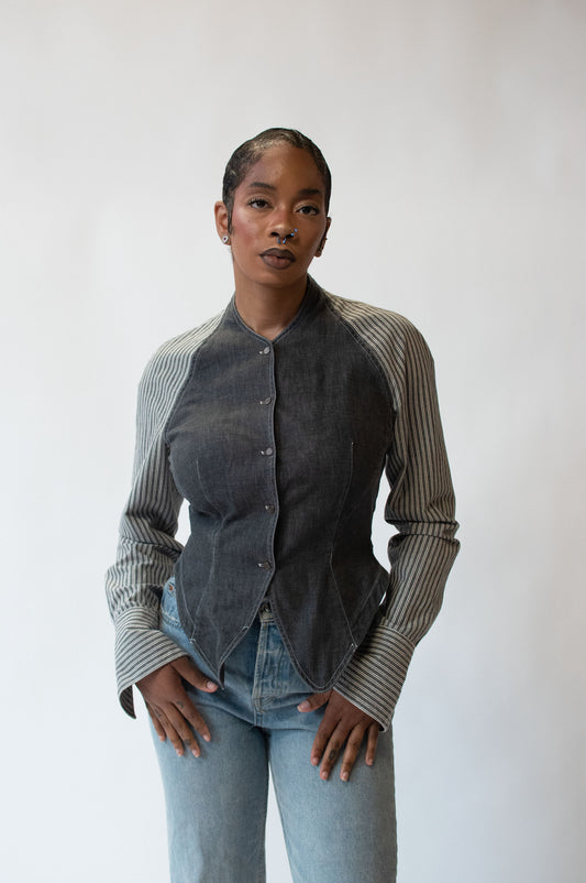 Chambray Shirt | Byron Lars