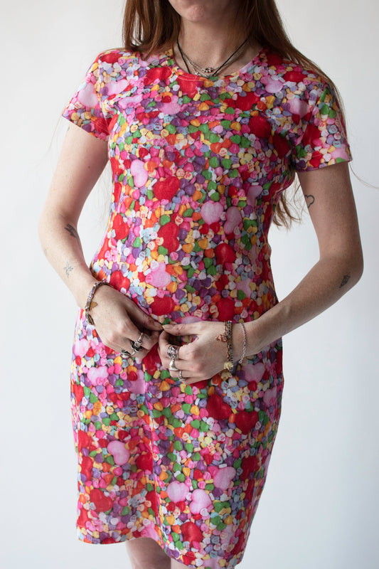 Sweethearts Print Dress | Todd Oldham Times 7