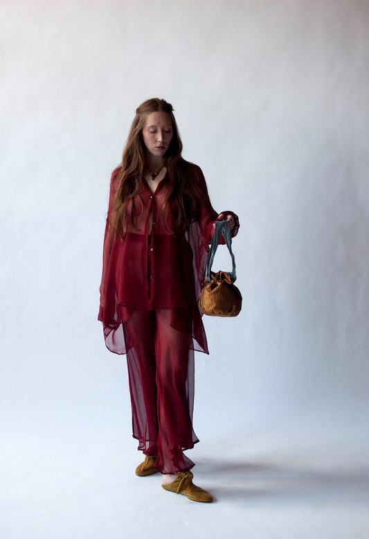 Billowy Chiffon Shirt | Romeo Gigli 1992