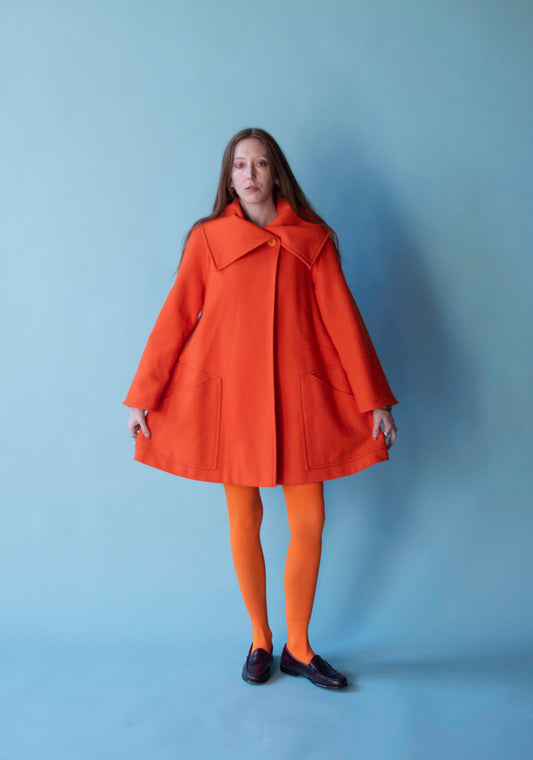 Tangerine Swing Coat | Christian Lacroix
