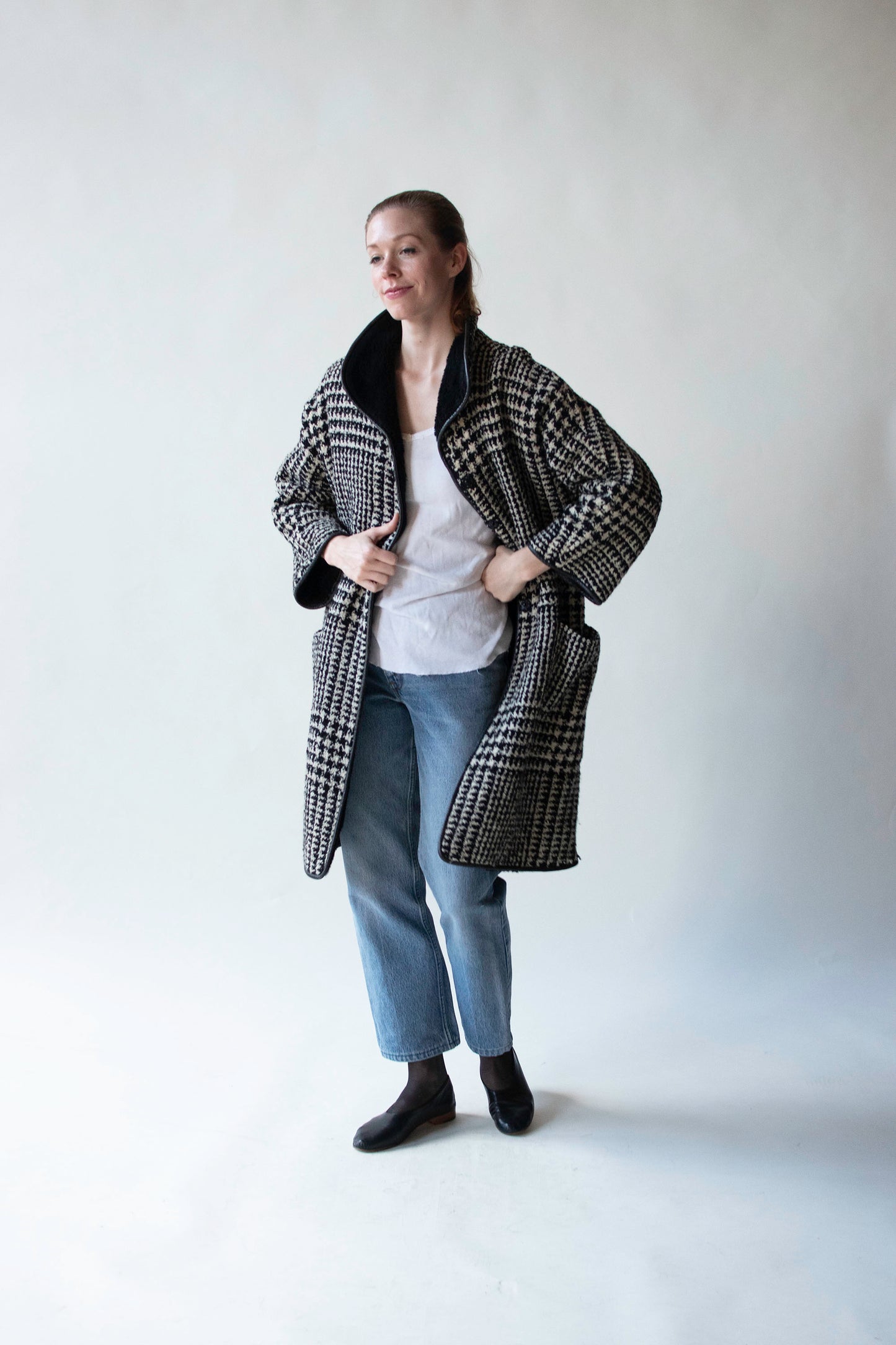 1960s Houndstooth Coat