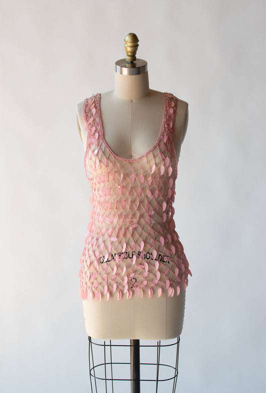 y2k Sequin Tank