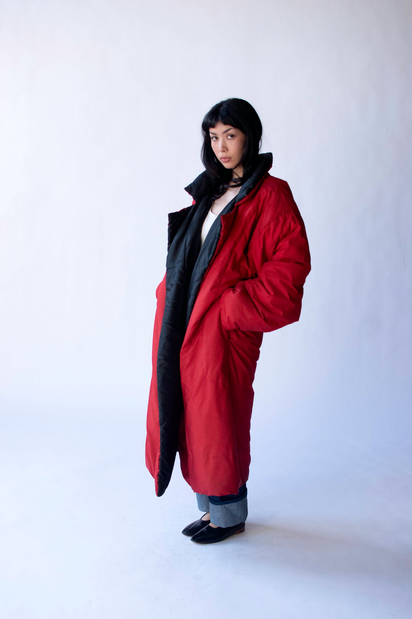 1980s Reversible Sleeping Bag Coat | Norma Kamali