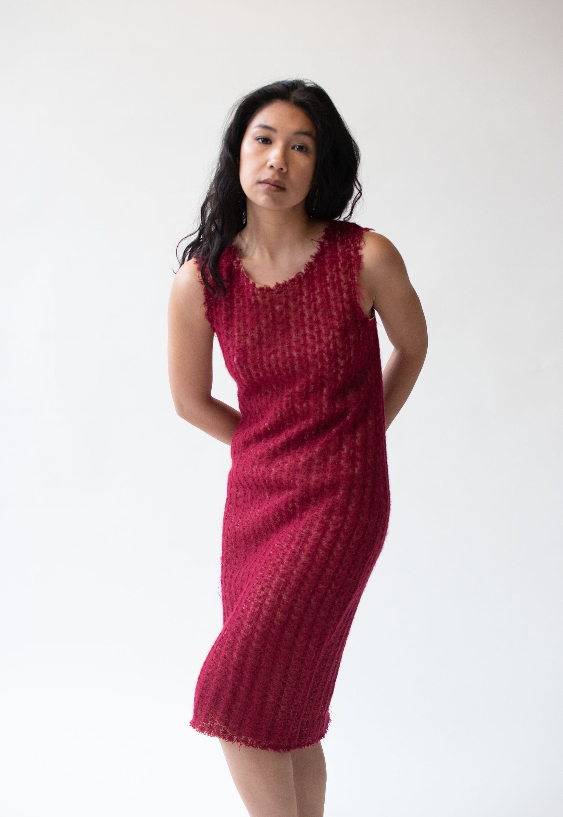 fuzzy knit dress Hazely Fuzzy Knit Mini Sweater Dress VICI