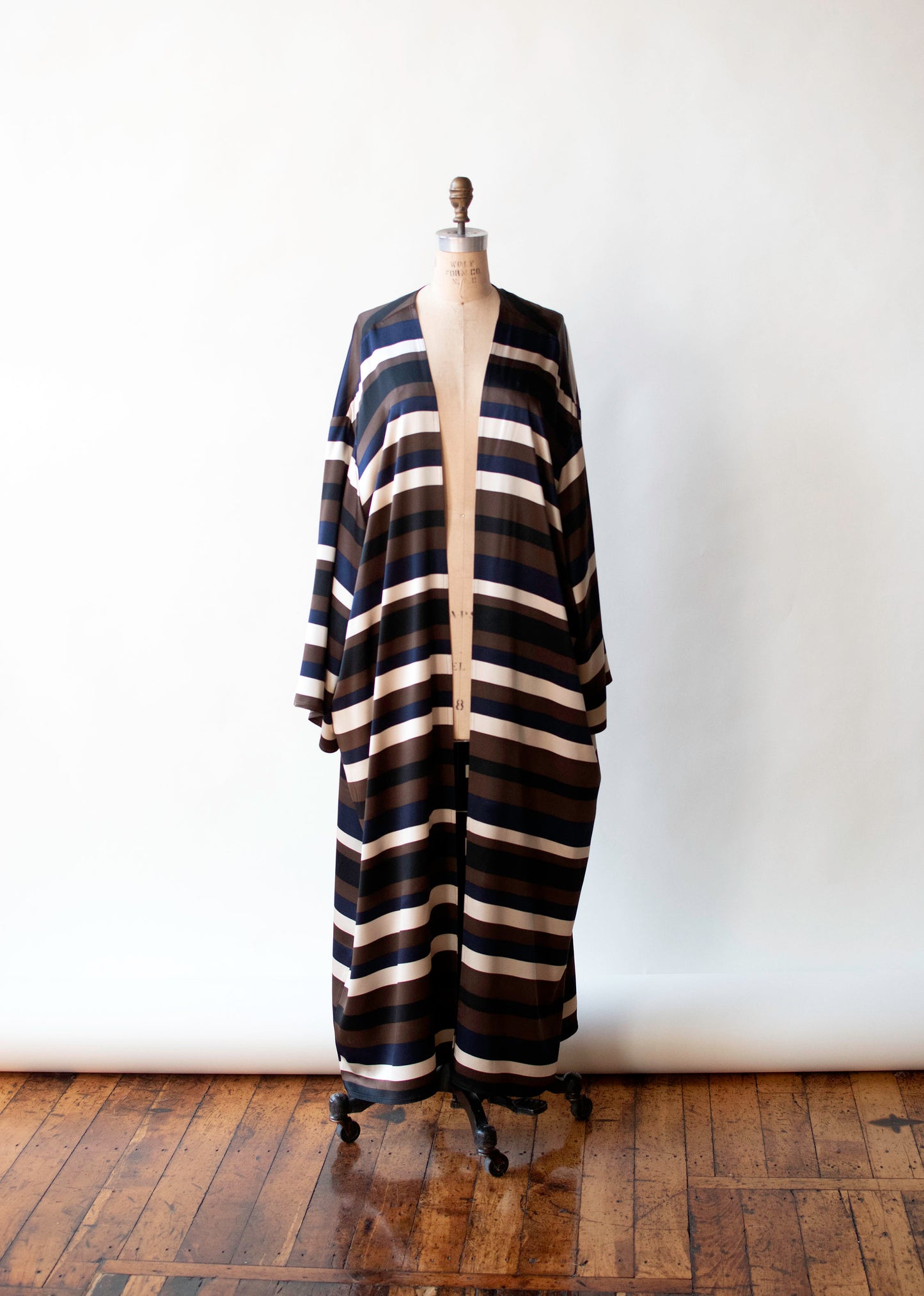 Striped Silk Duster | Isaac Mizrahi