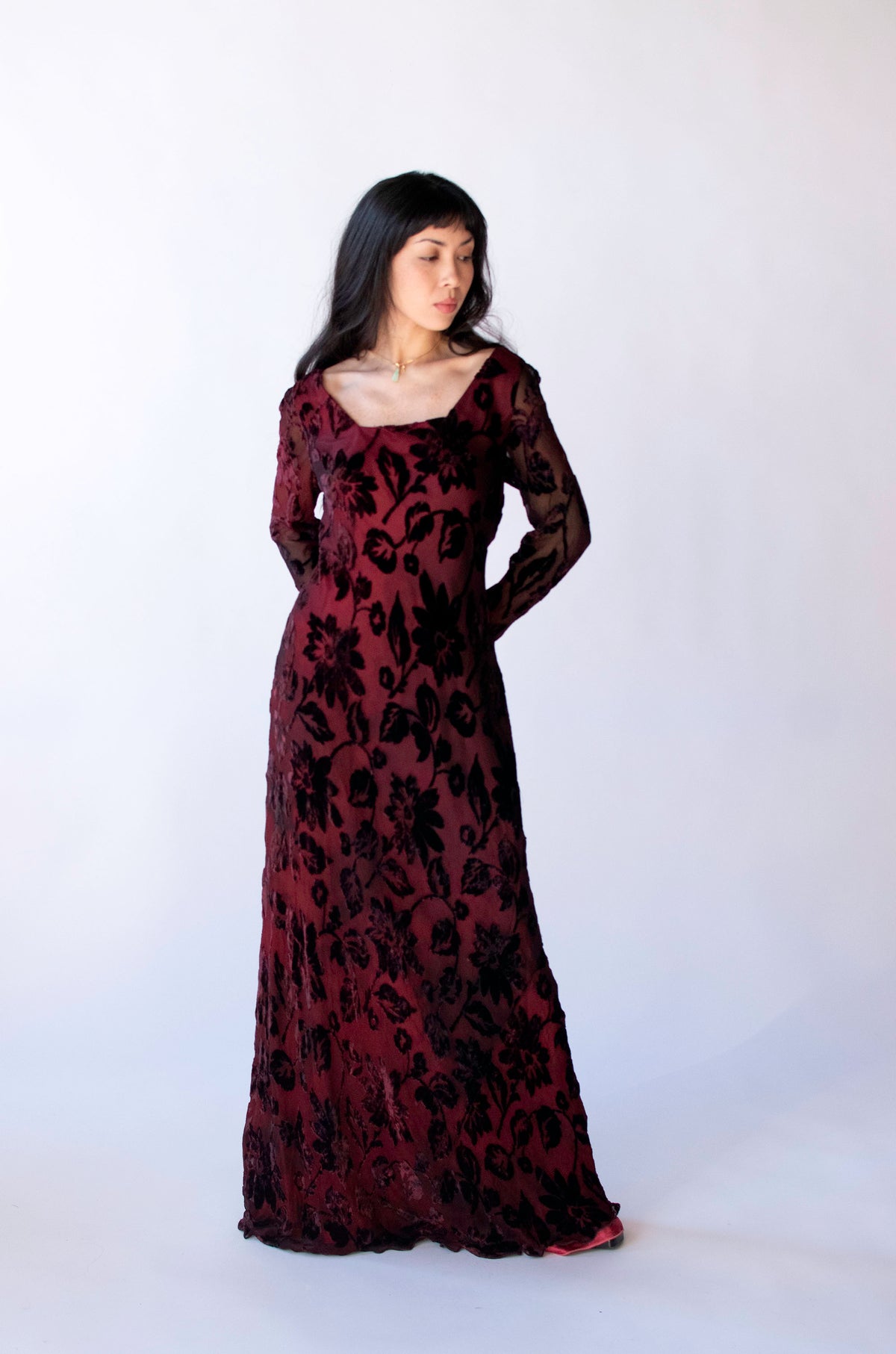 1990s Devore Dress | Amy Michelson for Holly Harp