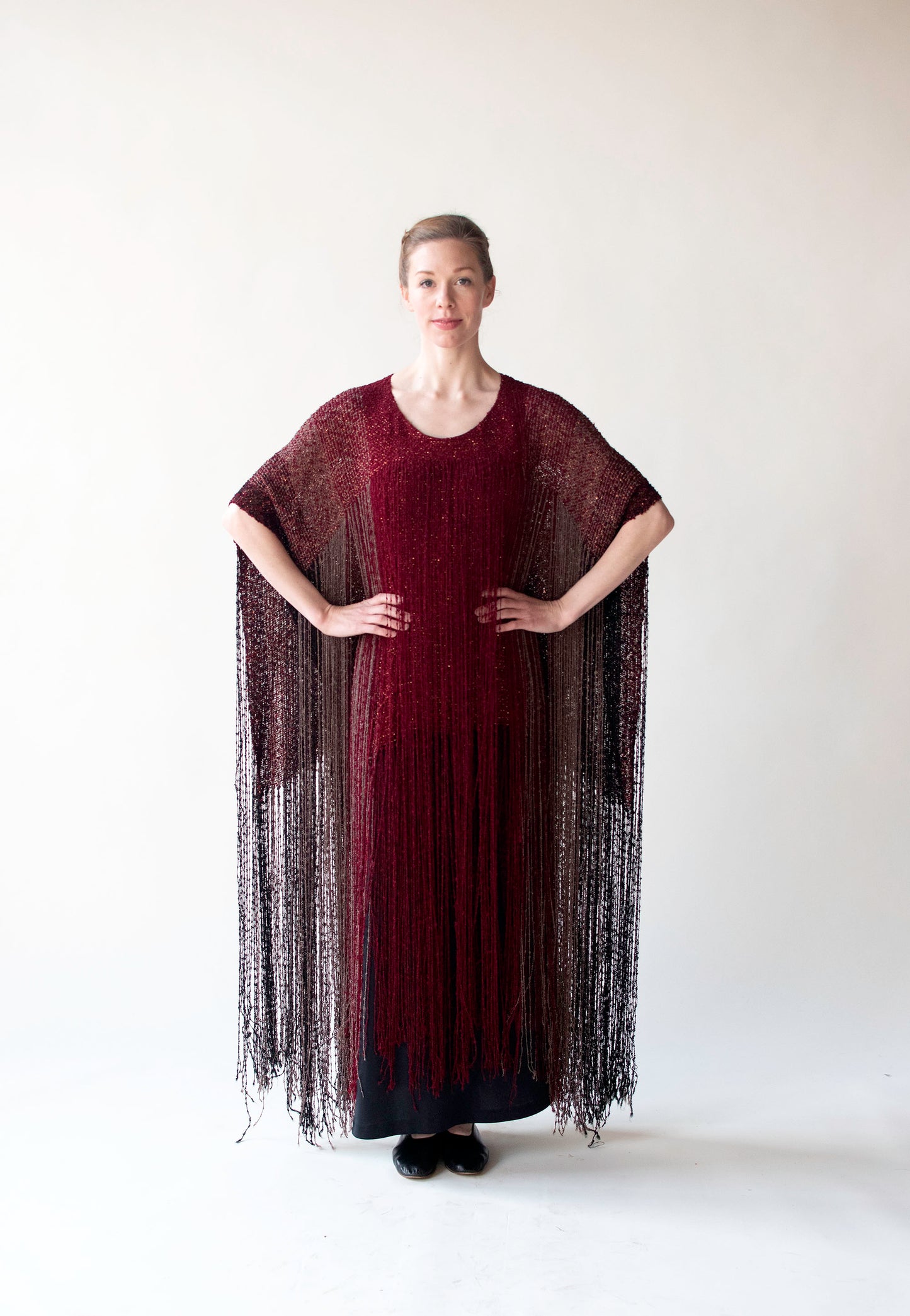 Hand Woven Poncho | Crane Day