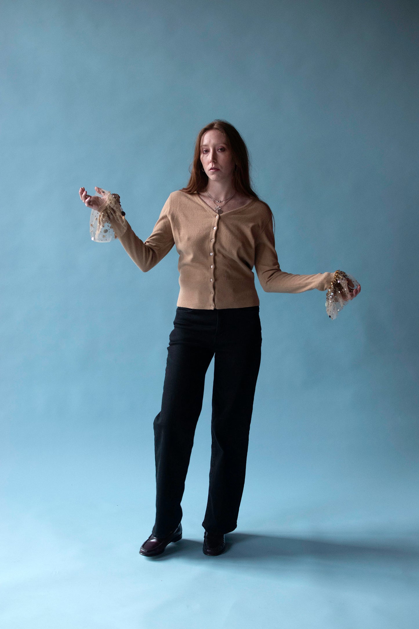 Sequin Cuff Cardigan | Blugirl Blumarine