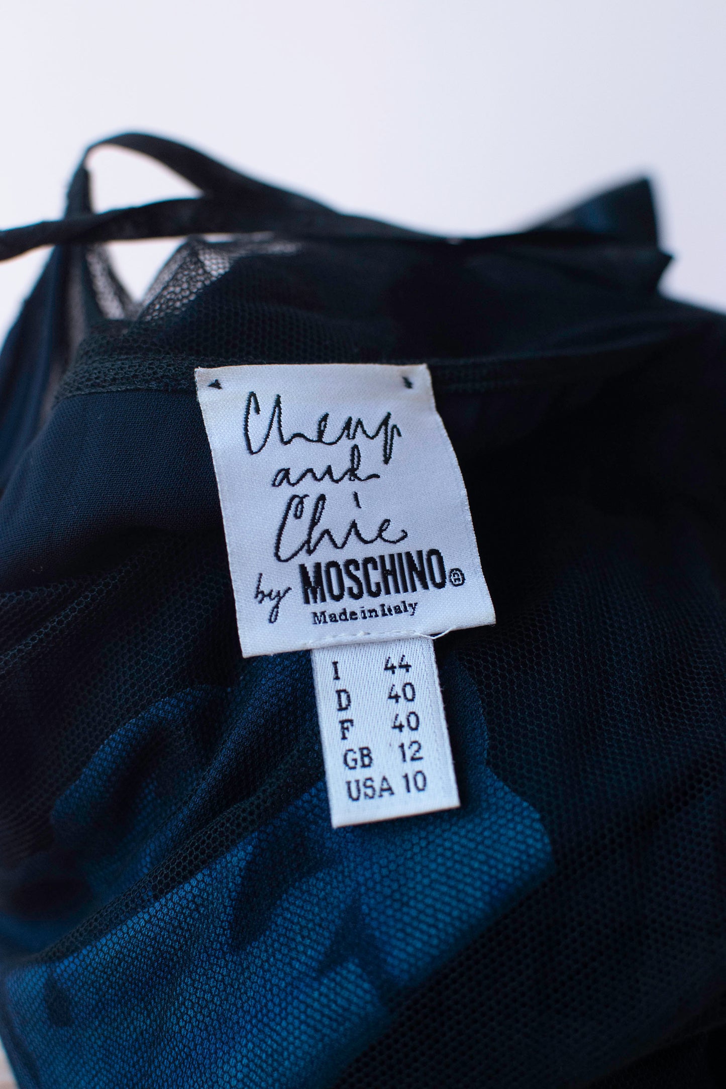 Blue Rose Dress | Moschino Cheap & Chic