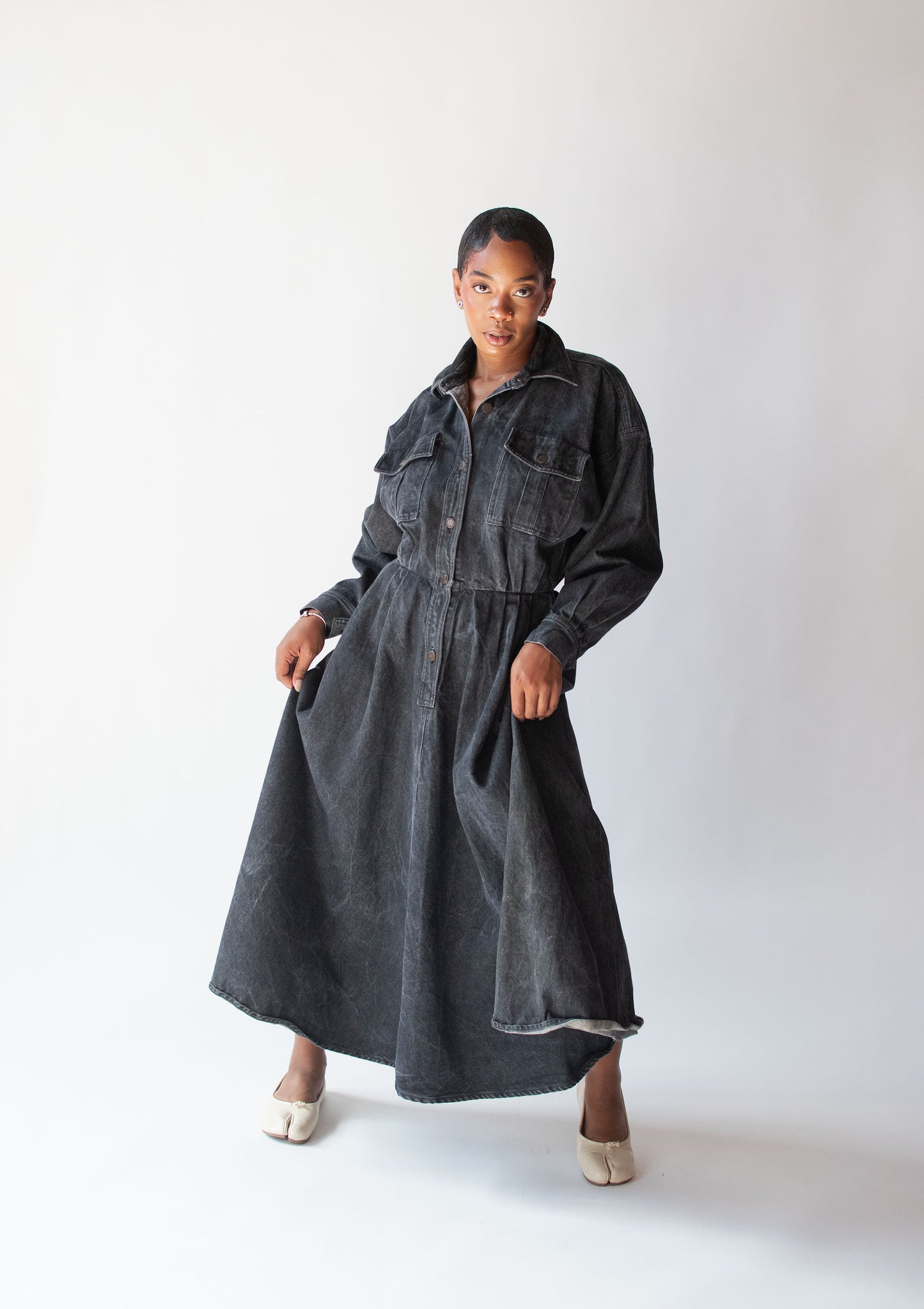 1980s Denim Dress | Norma Kamali