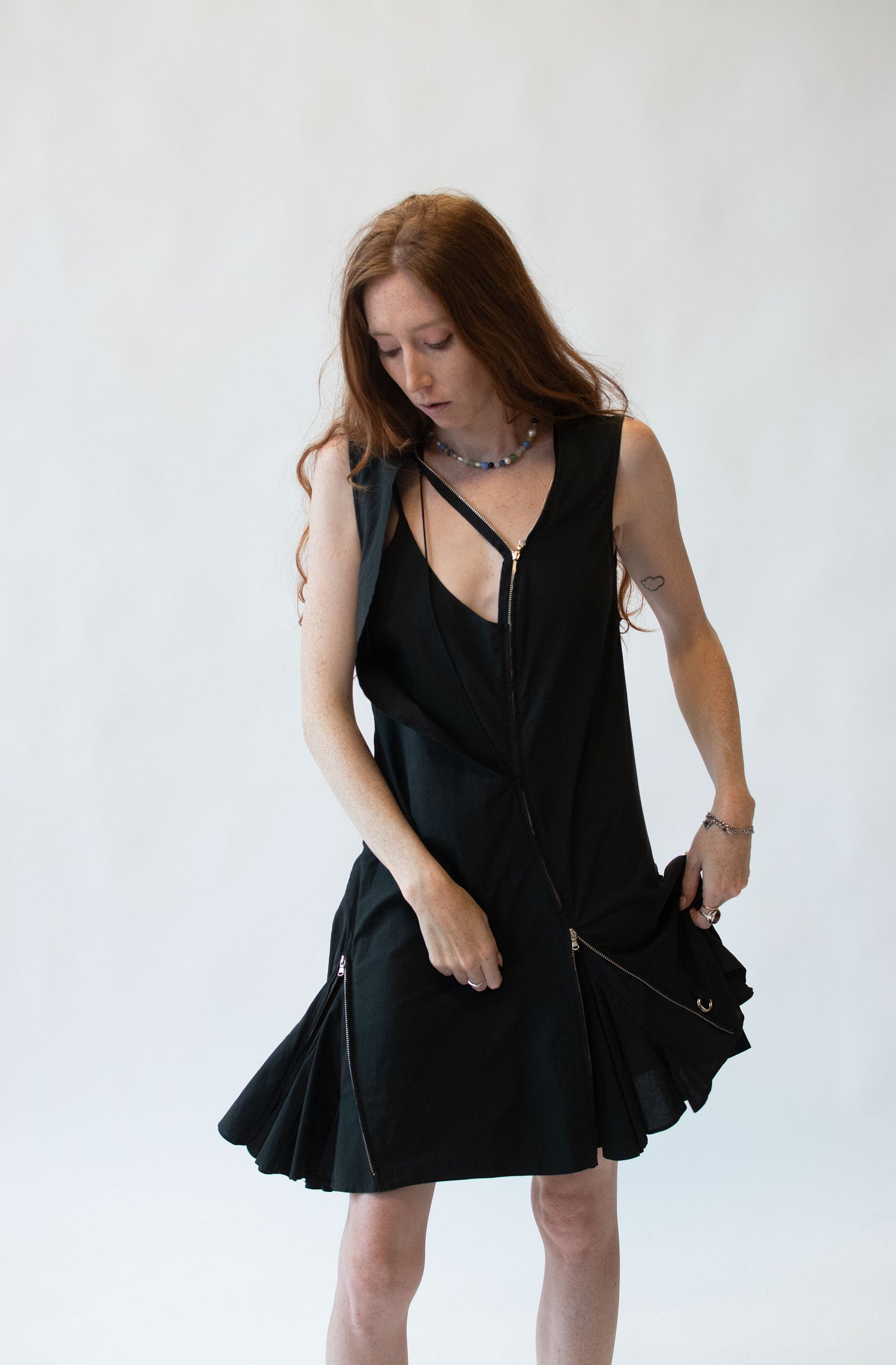 Black Zipper Dress | Hussein Chalayan