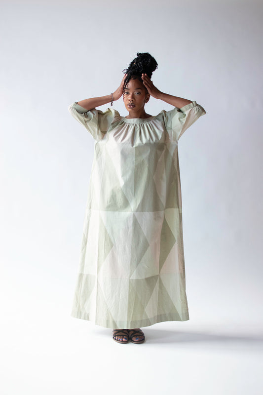 Pale Green Dress |  Marimekko