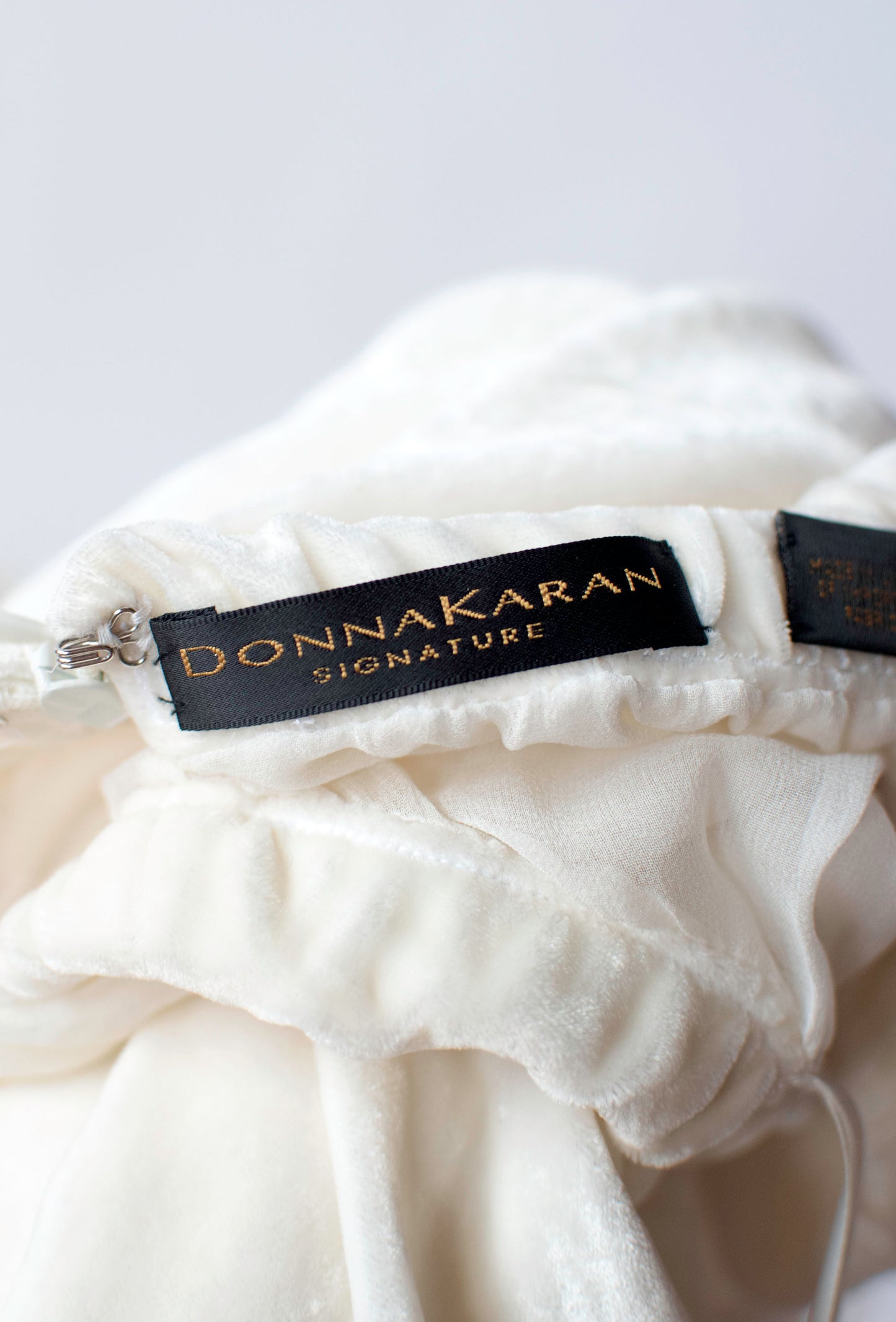 Strapless Velvet Dress | Donna Karan