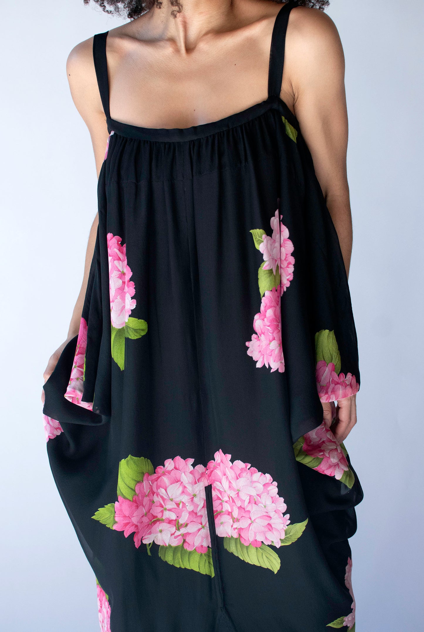 1970s Floral Print Dress | Valentino