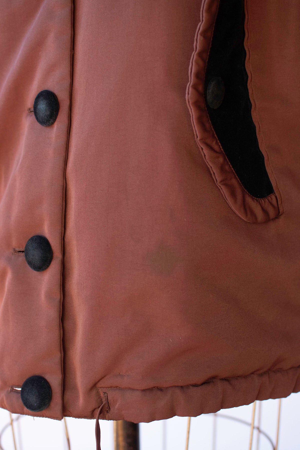 Velvet Trim Coat | Moschino Cheap & Chic