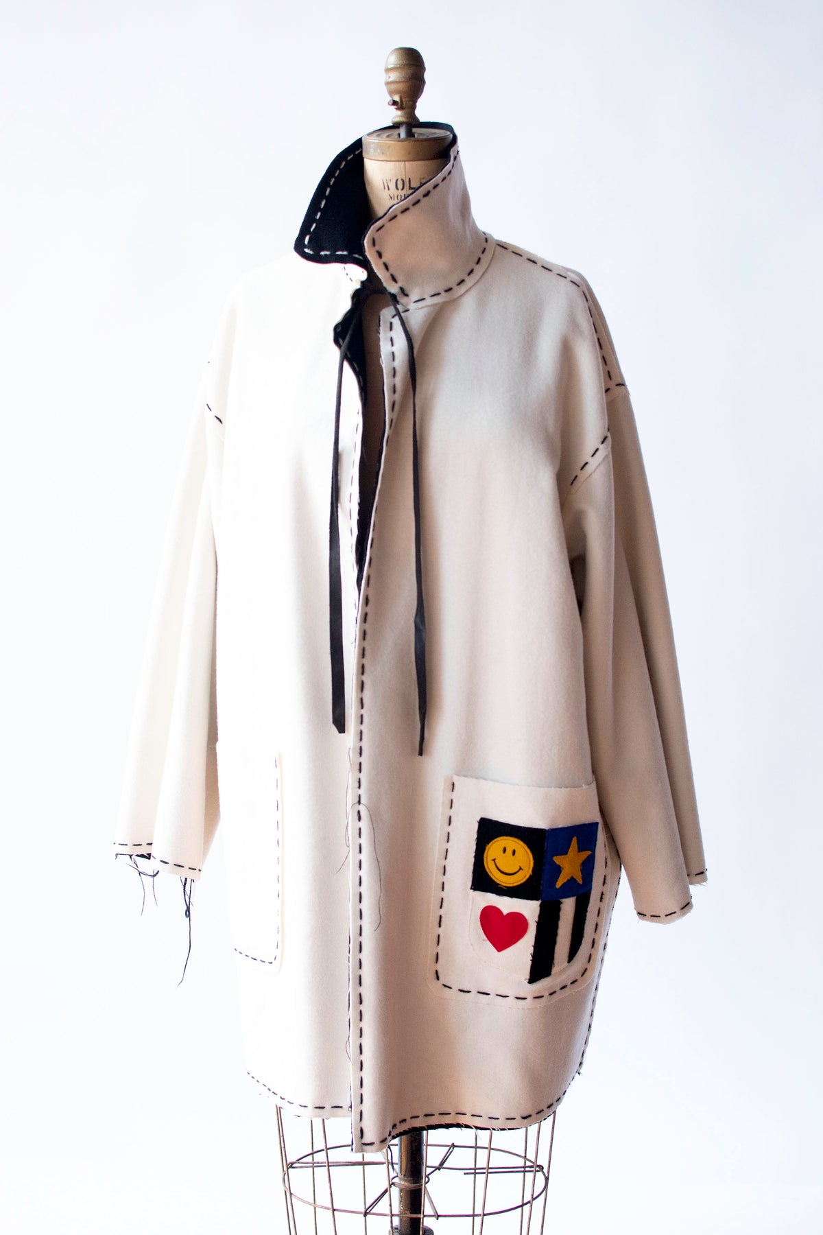 1990s Reversible Coat | Moschino Couture