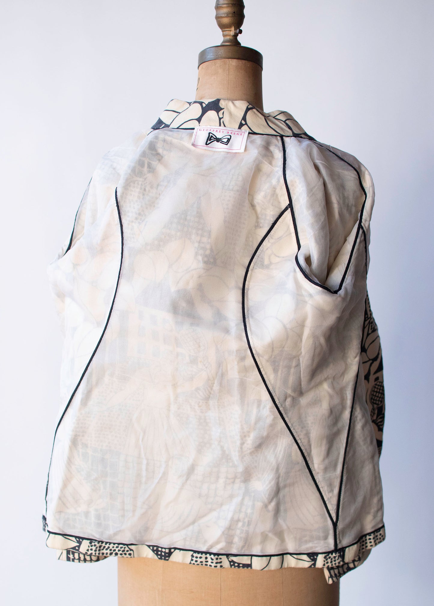 Raoul Dufy "Tenis" Print Jacket | Geoffrey Beene