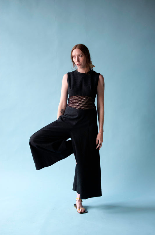 1960s Fishnet Jumpsuit