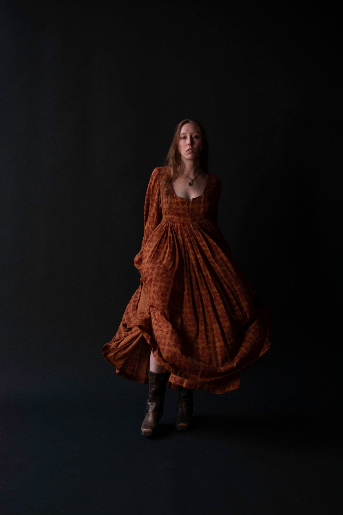 Silk Bishop Sleeve Dress | Todd Oldham FW 1993