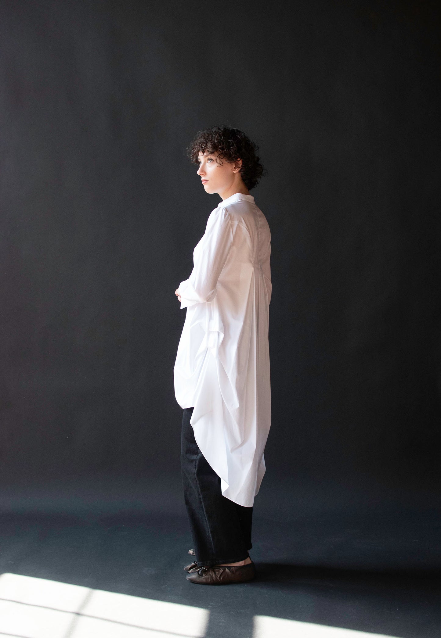 White Bustle Shirt | Alexander McQueen