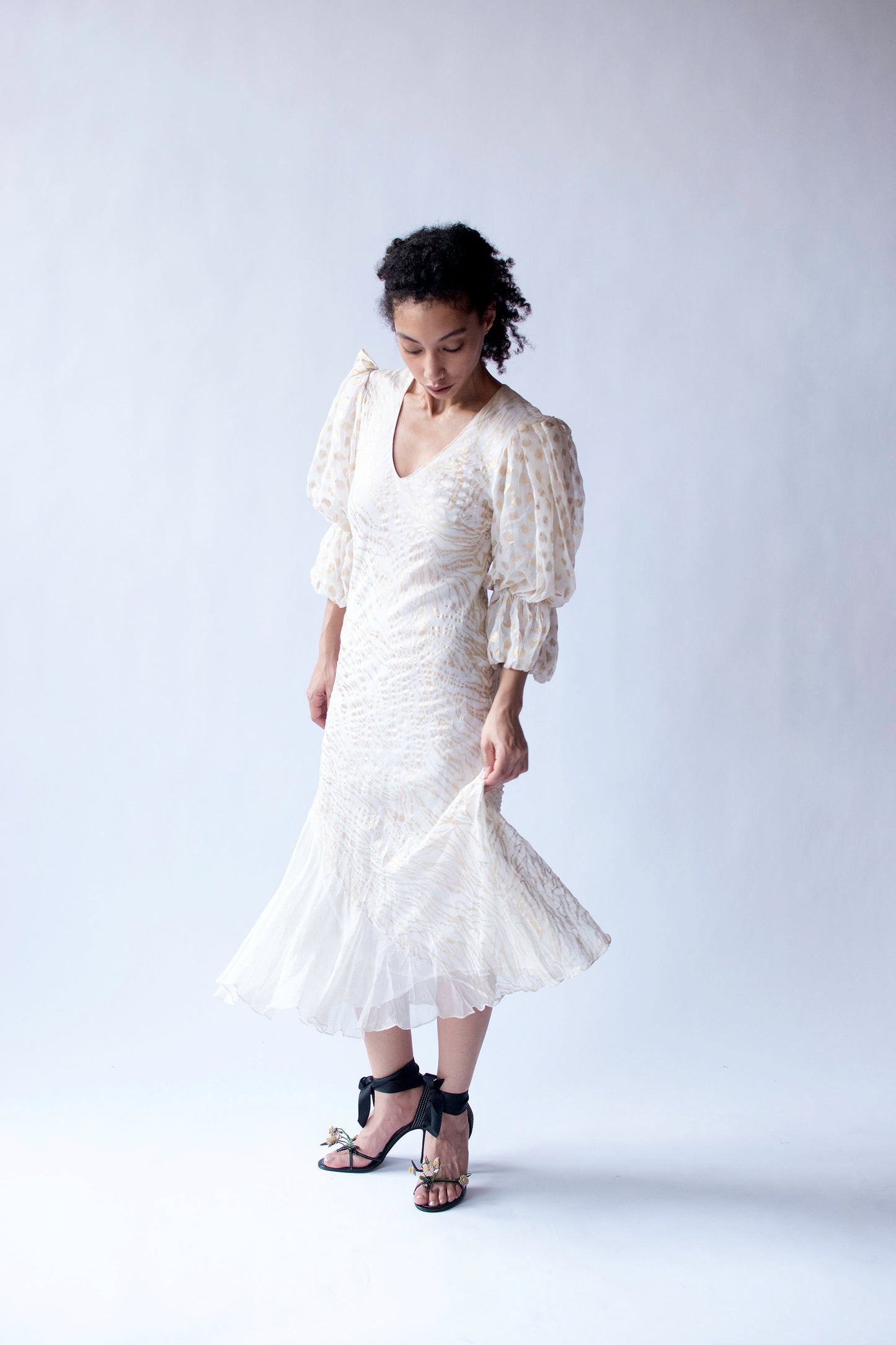 1980s Chiffon dress | Judy Horby Couture