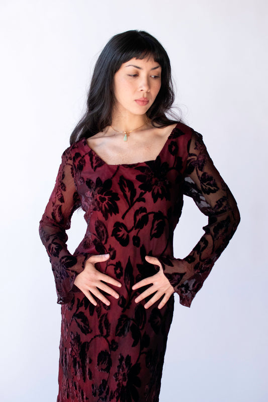 1990s Devore Dress | Amy Michelson for Holly Harp